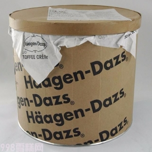 哈根达斯餐饮提拉米苏桶装冰淇淋批发7.7KG