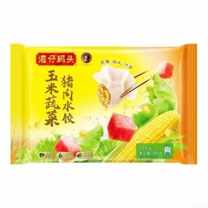 湾仔码头玉米蔬菜猪肉味水饺 24包 30
