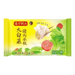 湾仔码头大白菜猪肉味水饺 8包 1000